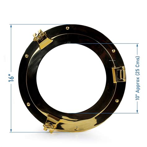 Buy Nagina International Authentic Brass Nautical Heavy Duty Porthole ...
