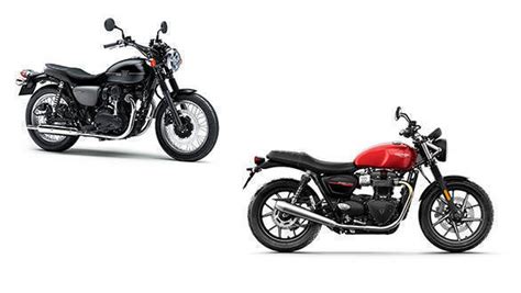 Spec Comparo: Kawasaki W800 Street vs Triumph Street Twin - Overdrive
