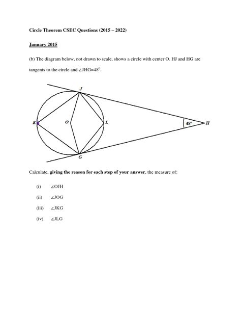 Image result for CSEC Maths Circumference Questions