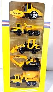 G.FIDEL Model Die Cast Construction car Set with Movable Parts[Metal ...