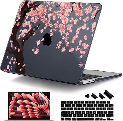 Amazon.com: MEEgoodo for MacBook Air 13.3 inch Case 2021 2020 2019 2018 ...