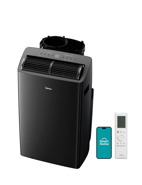 Midea MAP14HS1TBL-A Portable Air Conditioner, 14,000 BTU with Heat ...
