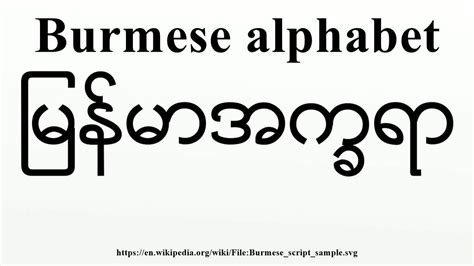 Image result for Burmese Language Script