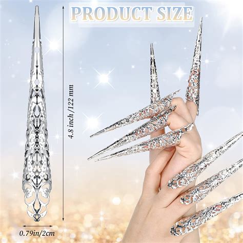 Leelosp 20 Packs Halloween Finger Nail Claw Rings India | Ubuy