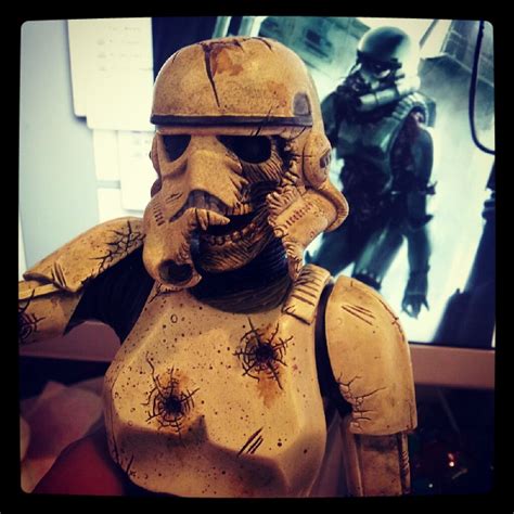 My zombie stormtrooper mini-bust. in 2025 | Star wars, Zombie, Stormtrooper
