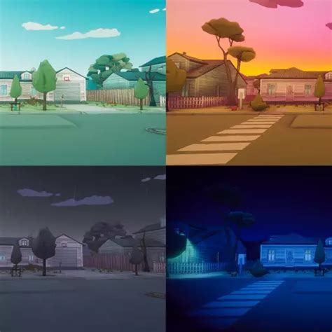 Animation Background Style Test in Unity