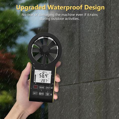 GOYERRNES Handheld Anemometer CFM Meter, Rechargeable Digital India | Ubuy
