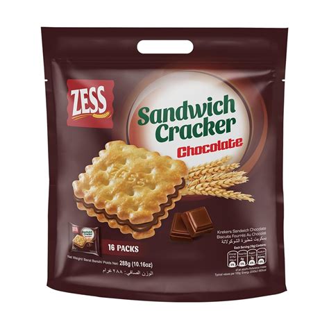 Zess Chocolate Sandwich Cracker 288g : Amazon.in: Grocery & Gourmet Foods