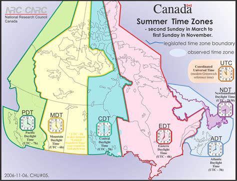 What Are The Six Time Zones In Canada at Charles Cloyd blog