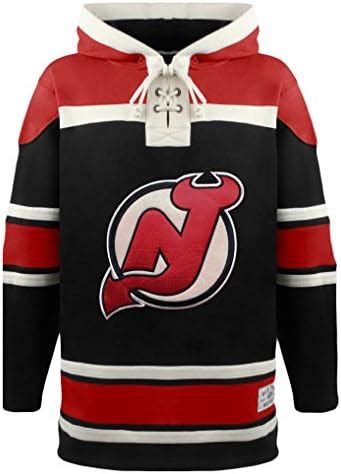 Old Time Hockey NHL New Jersey Devils Men's Alternate Lacer Heavyweight ...