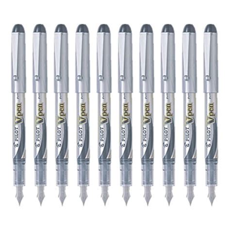 Pilot V Pen (Varsity) Disposable Fountain Pen, Fine Point, Black Ink ...