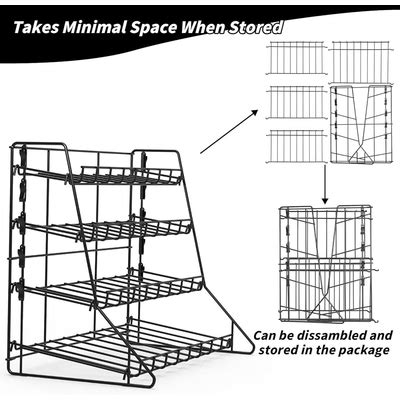 Oleitodh Black Metal Retail Display Rack - Countertop Snack India | Ubuy