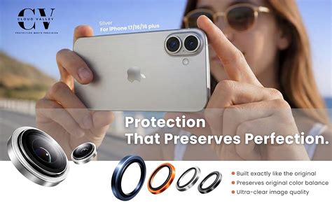 CLOUDVALLEY Camera Lens Protector [Top 9H+12FT Military Grade ...