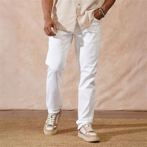 Shop White Jeans for Men | White Jeans Online | Wrogn