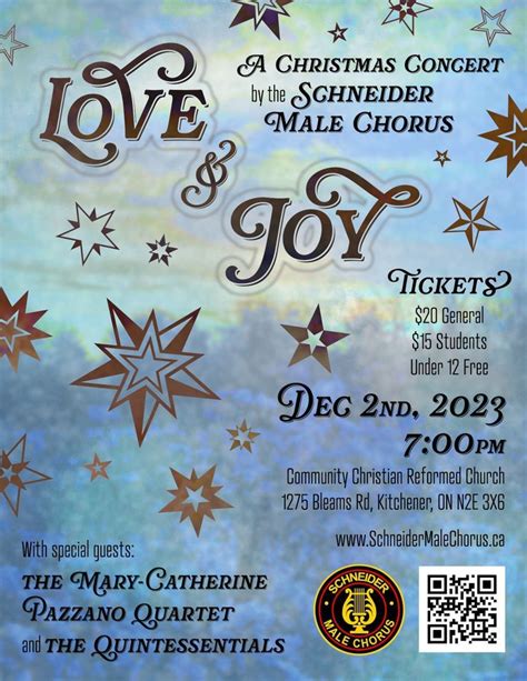 Love and Joy - a concert for the season, Community CRC, Cambridge, 2 ...