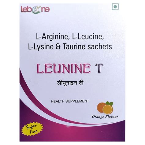 Leunine T Sugar Free Orange Sachet | Uses, Side Effects, Price | Apollo ...