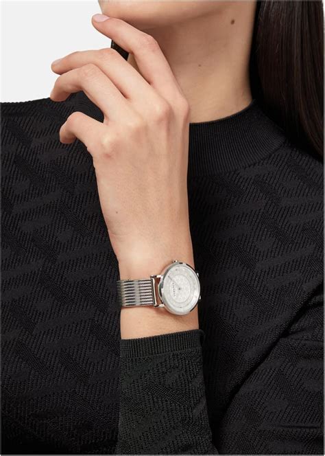 Buy Versace Womens Stainless Steel 36 mm New Generation Bracelet Watch ...