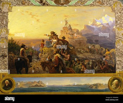 Westward the Course of Empire Takes Its Way (mural study, U.S. Capitol ...
