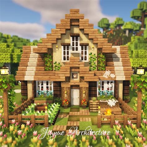 Image result for Aesthetic Minecraft Cottage Tutorial