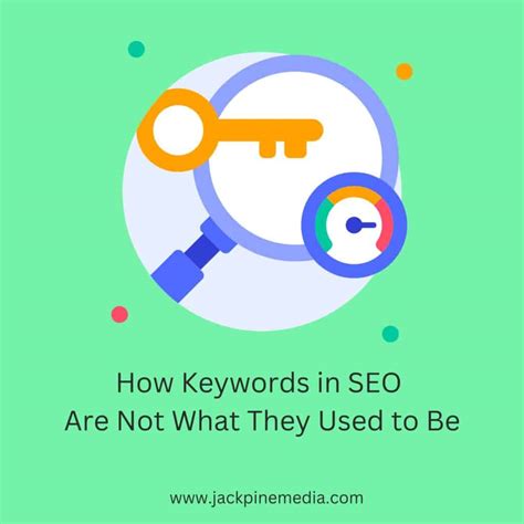How Keywords in SEO Are Not What They Used to Be - Jack Pine Media - what are keywords
