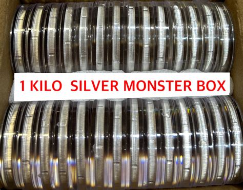 1KG SILVER MONSTER BOX