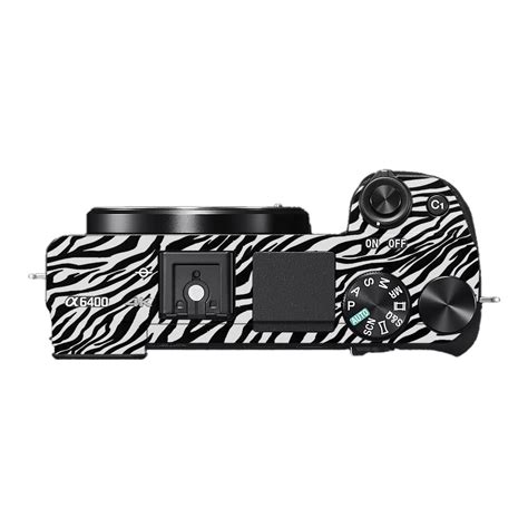 Classic Zebra Stripes Sony A6400 Camera Skins