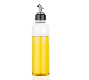 KITCHEN Plastic Oil Dispenser 1Litre | Transparent Unbreakable Leak ...