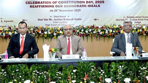 Chhattisgarh High Court Celebrates Constitution Day, Reaffirms ...