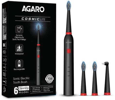 AGARO Cosmic Lite Sonic Electric Toothbrush - AGARO : Flipkart.com