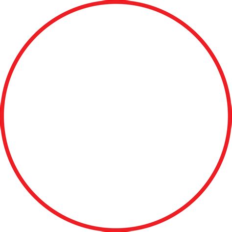 Red Circle PNG Transparent Images Free Download