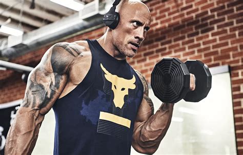 Wallpaper look, pose, tattoo, tattoo, actor, muscle, muscle, wrestler ...