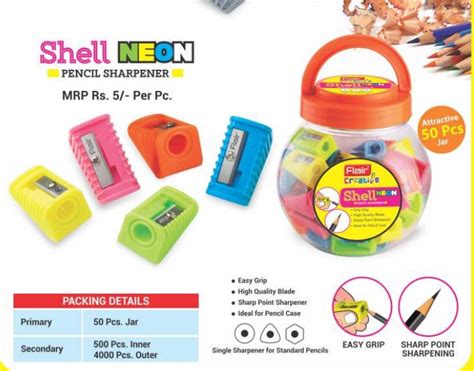 FLAIR SHELL NEON SHARPENER – SEEMKART.COM