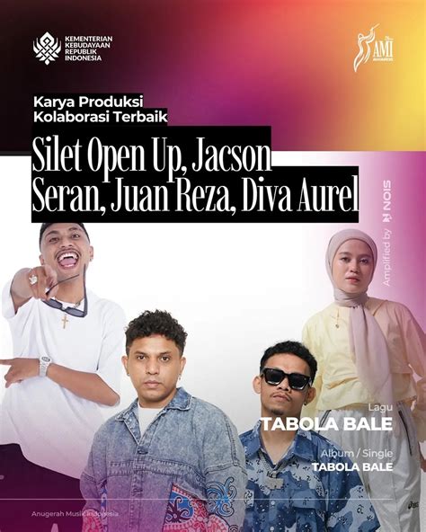 Silet Open Up dan Ecko Show Menang AMI Awards 2025, Bangga Musik Timur ...