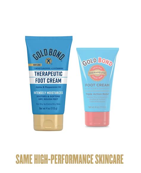 BL Gold Bond Foot Cream Triple Action 4oz - Pack of 3 - drugsupplystore.com