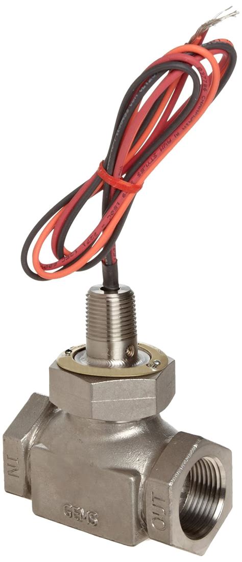 Buy Gems Sensors FS-200 Series Stainless Steel 316 Flow Switch, Inline ...