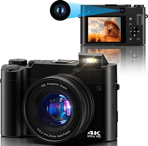 NINIVISION 4K Digital Camera, 64MP Dual Cameras for Photography India ...