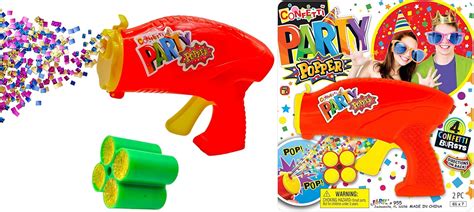 Buy Confetti Party Poppers Gun Party Supplies (1 Gun 4 Shots) Plus ...