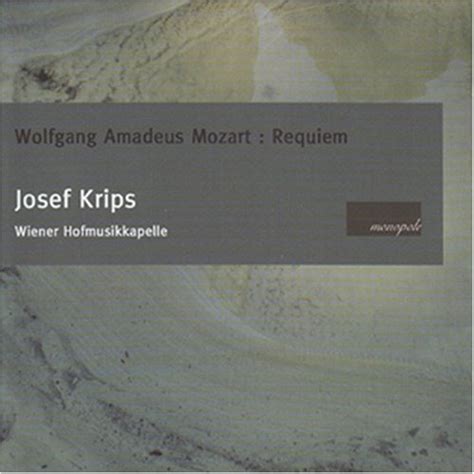 Mozart: Requiem: Wiener Hofmusikkapelle, Krips: Amazon.in: Music}