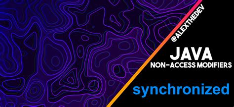 Java Synchronized Keyword 的图像结果