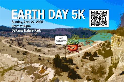 Earth Day 5K, Greencastle, IN, United States, Indiana 46135, 27 April ...