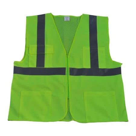 Petra Roc Inc Petra Roc Front Solid Mesh Back Safety Vest, ANSI Class 2 ...