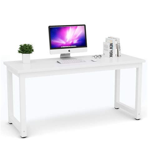 Tribesigns Computer Desk, 63 inch Large Office Desk Computer Table ...
