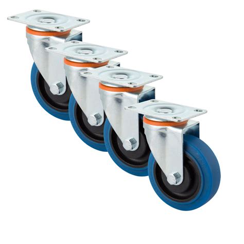 Buy Castors For Furniture - Heavy Duty Swivel Rubber Caster Wheels,with ...