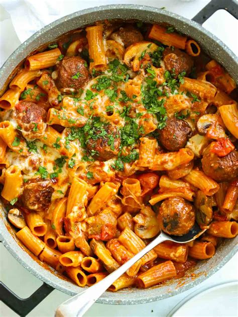Meatballs Pasta Bake Recipe at Judy Roybal blog