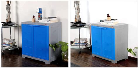 Cello Novelty Compact Shoe Rack (Blue and Grey) (25 x 24 x 15Inches ...