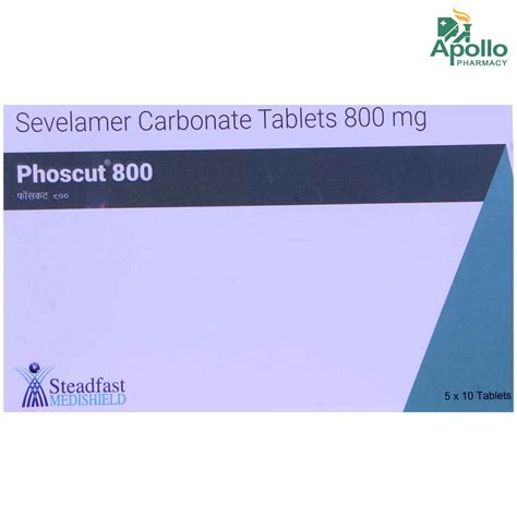 Phoscut 800 Tablet 10's Price, Uses, Side Effects, Composition - Apollo ...