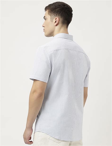 Buy Pure Cotton Striped Shirt at Marks & Spencer