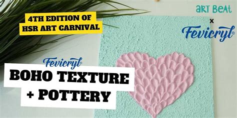 Boho texture + Pottery - Paint with Fevicryl, Eswari Corner, 808, 2nd ...
