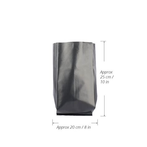 Nursery plant poly bag (Pack of 50 Bags) - 8 in x 10 in (DIA x H) – Ugaoo