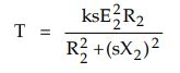 Effect of Change in Voltage and Frequency - Three Phase Induction Motor